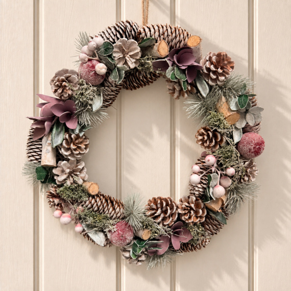 Mulberry Frost Wreath
